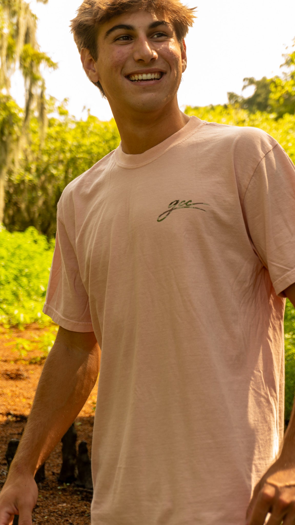 Peachy camo duck Tee
